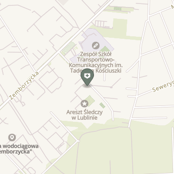 Ambulatorium z Izbą Chorych Aresztu Śledczego w Lublinie na mapie