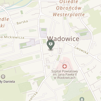 Ambulatorium z Izbą Chorych Zakładu Karnego w Wadowicach na mapie