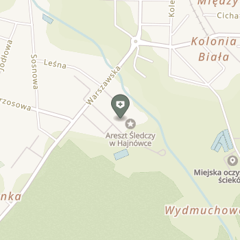 Ambulatorium z Izbą Chorych Aresztu Śledczego w Hajnówce na mapie