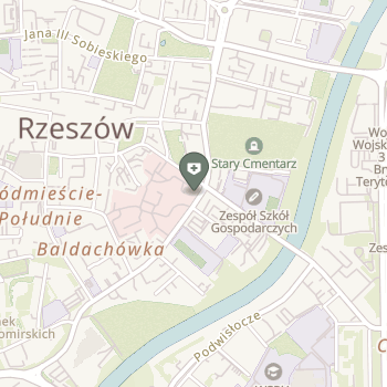 Uniwersytecki Szpital Kliniczny im. Fryderyka Chopina w Rzeszowie na mapie