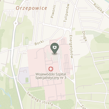 SPZOZ Wojewódzki Szpital Specjalistyczny nr 3 w Rybniku na mapie