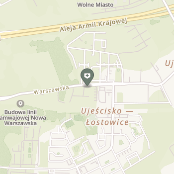 Dentysta na Warszawskiej na mapie