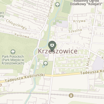 Małopolski Szpital Rehabilitacyjny w Krzeszowicach na mapie