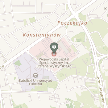 Wojewódzki Szpital Specjalistyczny im. Stefana Kardynała Wyszyńskiego SPZOZ w Lublinie na mapie