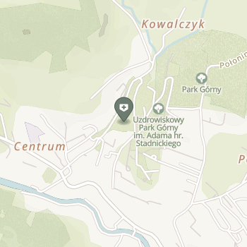 Uzdrowisko Szczawnica na mapie