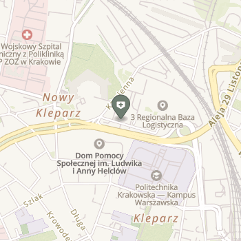 Areszt Śledczy w Krakowie na mapie