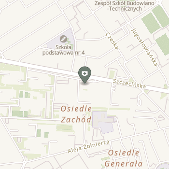 Przychodnia Medycyny Rodzinnej "Zachód" Tomasz Burdyński, Bożena Gorzendowska-Gorzka, Tomasz Szczerba, Elżbieta Zakrzewska na mapie