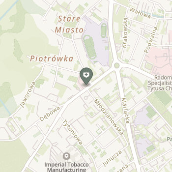 Regionalne Centrum Krwiodawstwa i Krwiolecznictwa w Radomiu na mapie