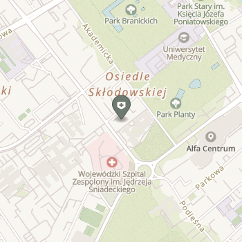 Podlaska Służba Krwi na mapie