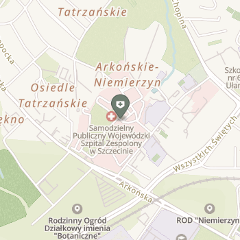 Samodzielny Publiczny Wojewódzki Szpital Zespolony w Szczecinie na mapie