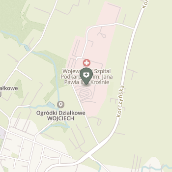 Wojewódzki Szpital Podkarpacki im. Jana Pawła II w Krośnie na mapie