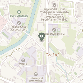 Centrum Krwiodawstwa Rzeszów na mapie