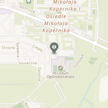 Biegunowa" Przychodnia "Biegunowa na mapie