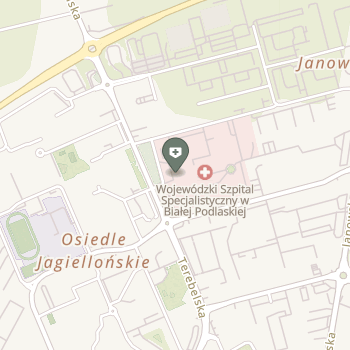 Wojewódzki Szpital Specjalistyczny w Białej Podlaskiej na mapie