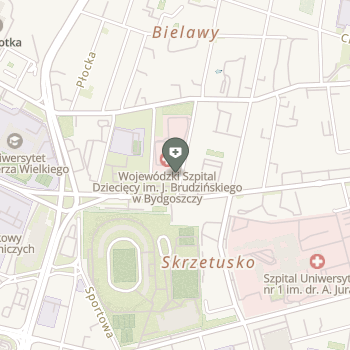 Wojewódzki Szpital Dziecięcy im. J. Brudzińskiego w Bydgoszczy na mapie