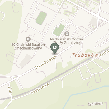 Służba Zdrowia Nadbużańskiego Oddziału Straży Granicznej z siedzibą w Chełmie na mapie