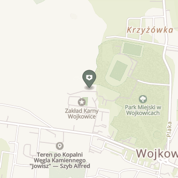 Ambulatorium z Izbą Chorych Zakładu Karnego w Wojkowicach na mapie