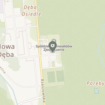 Przychodnia Rahabilitacyjna Spółdzielni Inwalidów "Zjednoczenie" w Nowej Dębie na mapie