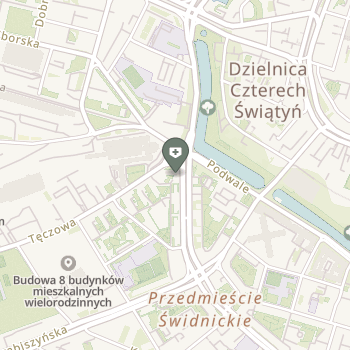 Przychodnia na Tęczowej na mapie