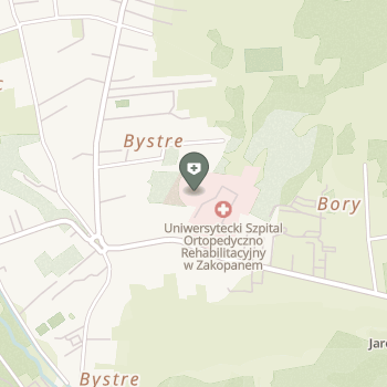 Uniwersytecki Szpital Ortopedyczno-Rehabilitacyjny w Zakopanem na mapie