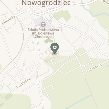 SPZOZ w Nowogrodźcu na mapie