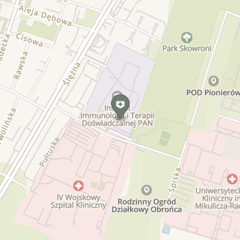 Centrum Medyczne Instytutu Immunologii i Terapii Doświadczalnej im. Ludwika Hirszfelda Pan we Wrocławiu na mapie