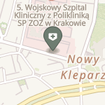 5 Wojskowy Szpital Kliniczny z Polikliniką-SPZOZ w Krakowie na mapie