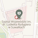 Szpital Wojewódzki im. dr. Ludwika Rydygiera w Suwałkach na mapie