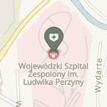 Wojewódzki Szpital Zespolony im. Ludwika Perzyny w Kaliszu na mapie
