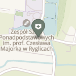 NZOZ Gniadek-Jakson, Kielawa-Rak na mapie