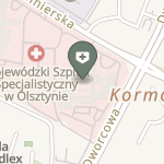 Wojewódzki Szpital Specjalistyczny w Olsztynie na mapie