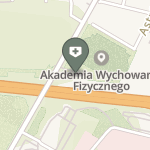 Acm-Awf Katowice na mapie