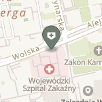 Wojewódzki Szpital Zakaźny w Warszawie na mapie