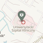 Uniwersytecki Szpital Kliniczny w Olsztynie na mapie