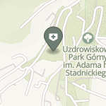Uzdrowisko Szczawnica na mapie