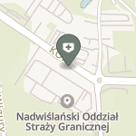 Służba Zdrowia Nadwiślańskiego Oddziału Straży Granicznej z siedzibą w Warszawie na mapie