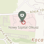 Nowy Szpital w Olkuszu na mapie