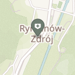 Uzdrowisko Rymanów na mapie