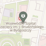 Wojewódzki Szpital Dziecięcy im. J. Brudzińskiego w Bydgoszczy na mapie