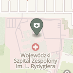Wojewódzki Szpital Zespolony im. L. Rydygiera w Toruniu na mapie
