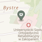 Uniwersytecki Szpital Ortopedyczno-Rehabilitacyjny w Zakopanem na mapie