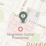 Głogowski Szpital Powiatowy na mapie